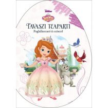 Tavaszi teaparti - Disney Junior tojás alakú színező