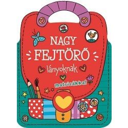 Nagy fejtörő - lányoknak matricákkal