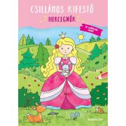 Csillámos kifestő – Hercegnők