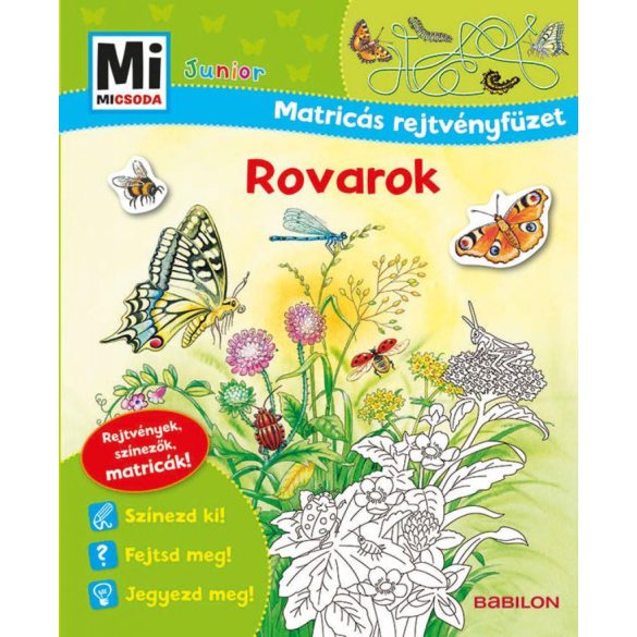 Rovarok - Mi MICSODA Junior Matricás rejtvényfüzet