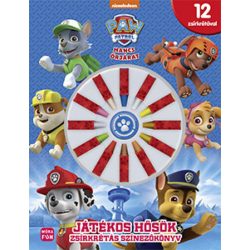   Mancs őrjárat - Játékos hősök - zsírkrétás színezőkönyv