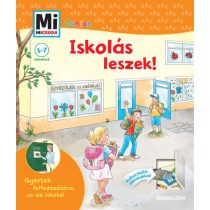   Iskolás leszek! - Gyertek felfedezőútra, vár az iskola! Kihajtható kukucskáló ablakokkal - Mi Micsoda Junior