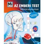   Mi MICSODA - Az emberi test - Matricás rejtvényfüzet - Beragasztható matricákkal