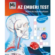   Mi MICSODA - Az emberi test - Matricás rejtvényfüzet - Beragasztható matricákkal