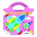 Táskás kifestő matricákkal - Hajók és repülők