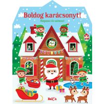 Boldog karácsonyt! – Ragassz és színezz!