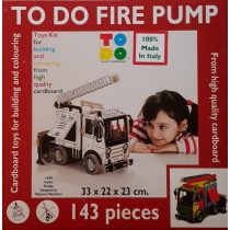 Fecskendős tűzoltóautó - Fire pump, 143 darabos