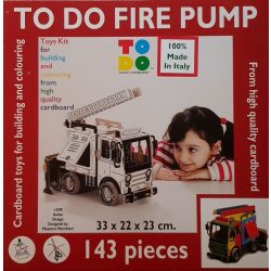 Fecskendős tűzoltóautó - Fire pump, 143 darabos