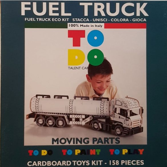 Üzemanyagszállító tartálykocsi - Fuel truck, 156 darabos