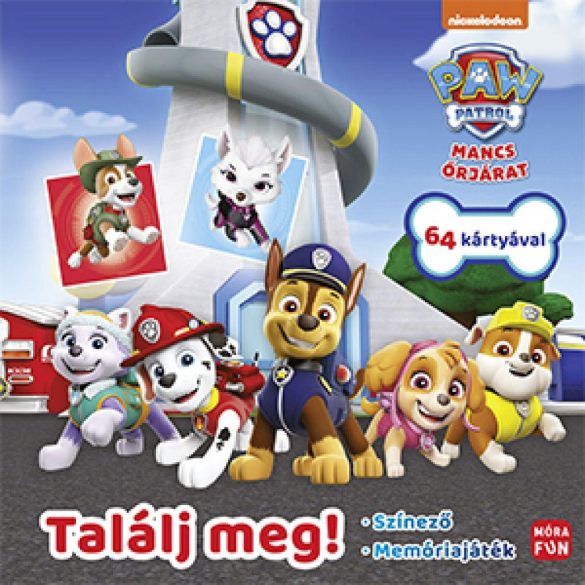 Mancs Őrjárat. Találj meg! Memóriajáték a kutyikkal.