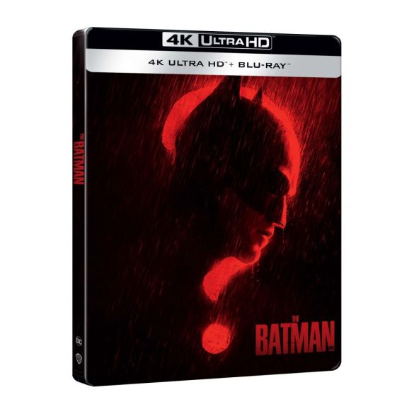 Batman (2022) (UHD + 2 BD) - limitált, fémdobozos változat ("Red Question Mark" steelbook)