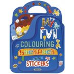 My fun colouring backpack - Boys