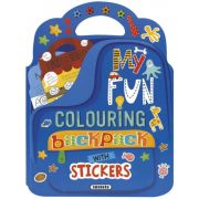 My fun colouring backpack - Boys