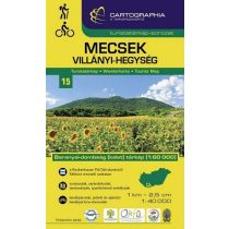 Mecsek, Villányi-hegység turistatérkép