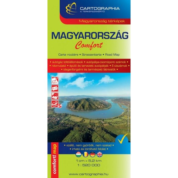 Magyarország Comfort térkép