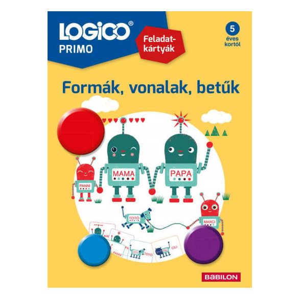 LOGICO Primo 3244a - Formák, vonalak, betűk - Feladatkártyák