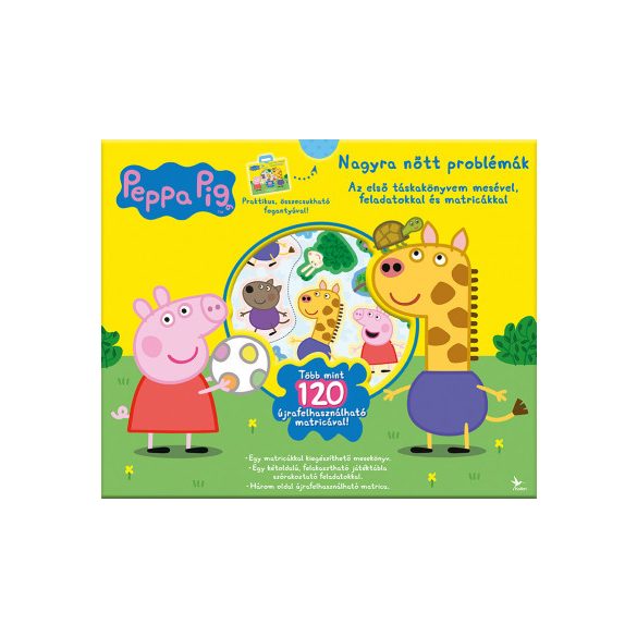 Peppa malac: Nagyra nőtt problémák - Táskakönyv - Az első táskakönyvem mesével, feladatokkal és matricákkal
