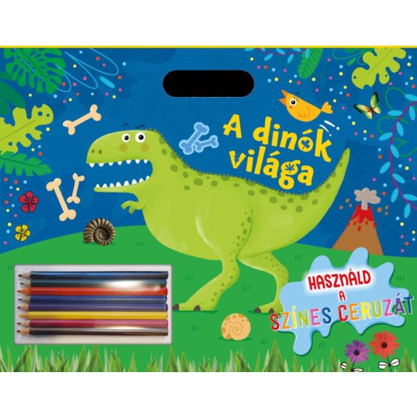 Használd a színes ceruzát - A dinók világa