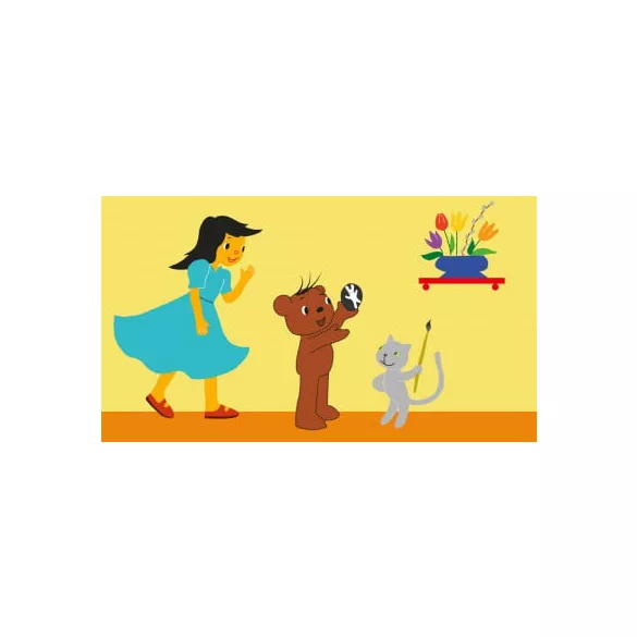 Boribon tojást fest - Diafilm