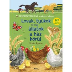 Lovak, tyúkok és más állatok a ház körül