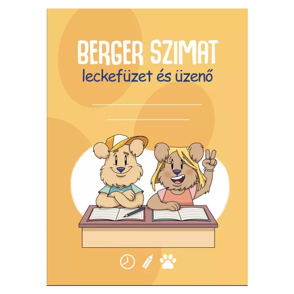 Berger Szimat leckefüzet és üzenő