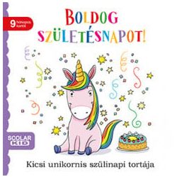   Boldog születésnapot! - Kicsi unikornis szülinapi tortája