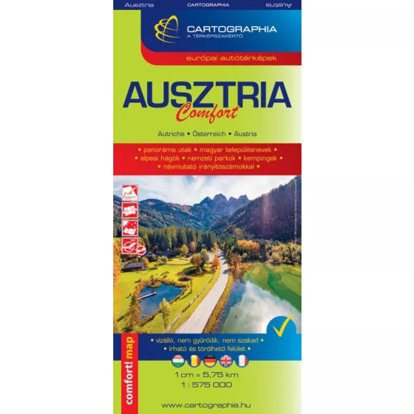 Ausztria Comfort térkép