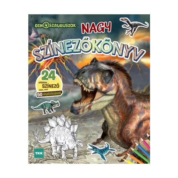 Nagy színezőkönyv - Dinoszauruszok
