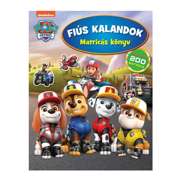 Fiús kalandok - Matricás könyv - Mancs Őrjárat