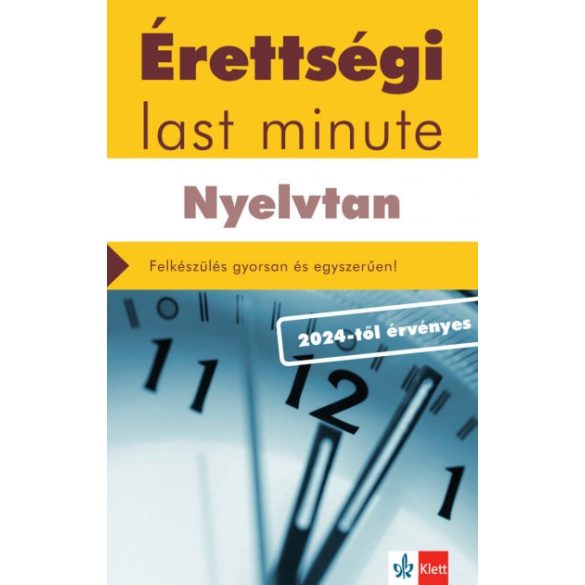 Érettségi Last minute - Nyelvtan