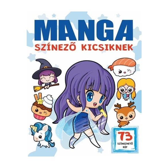 Manga színező kicsiknek