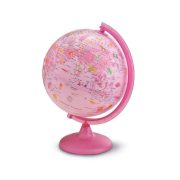 Földgömb 25 cm pink zoo, állatvilág tematikával