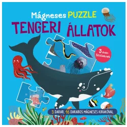 Mágneses puzzle - Tengeri állatok