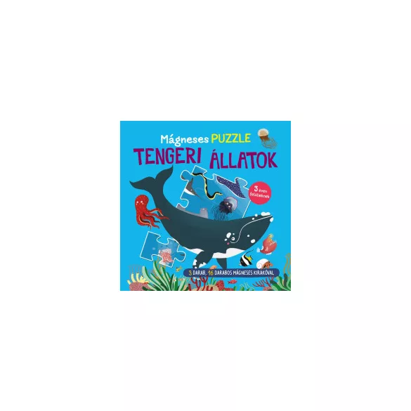 Mágneses puzzle - Tengeri állatok