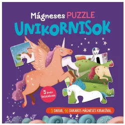Mágneses puzzle - Unikornisok