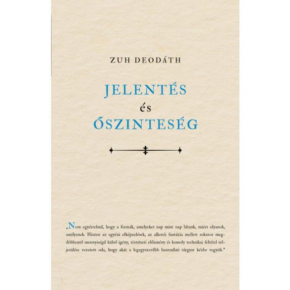 Jelentés és őszinteség