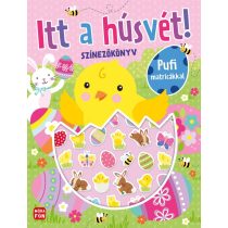 Itt a húsvét! - Színezőkönyv pufi matricákkal