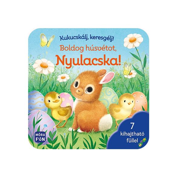 Kukucskálj, keresgélj! - Boldog húsvétot, Nyulacska! - 7 kihajtható füllel