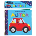 Zörgős textilkönyv - Autók