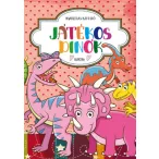 Játékos dinók - Matricás kifestő