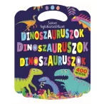 Színes foglalkoztatófüzet dinoszauruszokkal