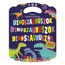 Színes foglalkoztatófüzet dinoszauruszokkal