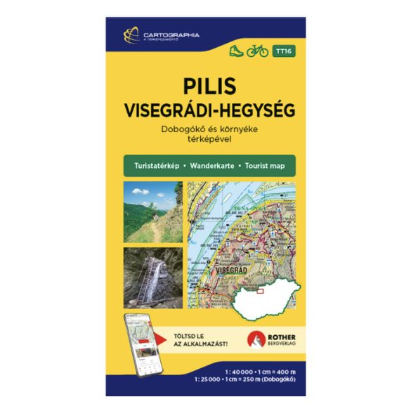 Pilis és Visegrádi-hegység térkép 1:40 000