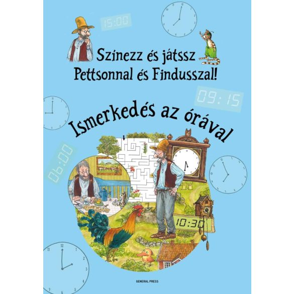 Színezz és játssz Pettsonnal és Findusszal! - Ismerkedés az órával