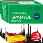 PONS 333 szókártya SPANYOL kezdő + 100 online feladat