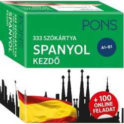 PONS 333 szókártya SPANYOL kezdő + 100 online feladat