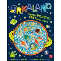 Űrkaland - Sötétben világító pufi matricákkal
