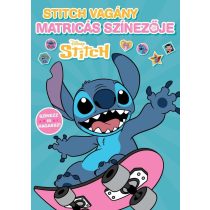   Disney - Stitch vagány matricás színezője - színező és foglalkoztató