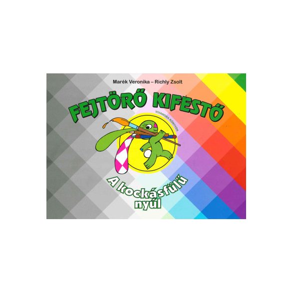 A kockásfülű nyúl - Fejtörő kifestő