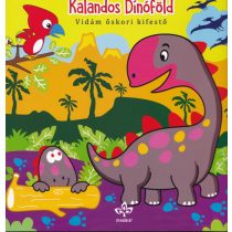 Kalandos Dínóföld – Vidám őskori kifestő